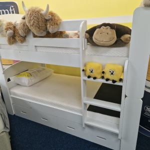 Oliver Bunk Bed - White